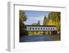 Goodpasture Covered Bridge, Mckenzie River, Lane County, Oregon, USA-Jamie & Judy Wild-Framed Photographic Print