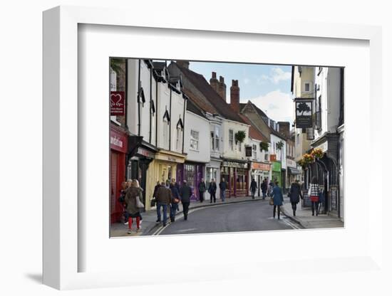 Goodramgate, York, Yorkshire, England, United Kingdom, Europe-Peter Richardson-Framed Photographic Print