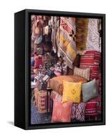 Goods in the Souks in the Medina, Marrakech, Morocco, North Africa, Africa-null-Framed Stretched Canvas