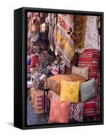 Goods in the Souks in the Medina, Marrakech, Morocco, North Africa, Africa-null-Framed Stretched Canvas