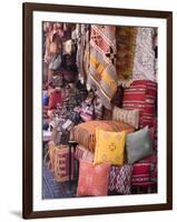 Goods in the Souks in the Medina, Marrakech, Morocco, North Africa, Africa-null-Framed Photographic Print