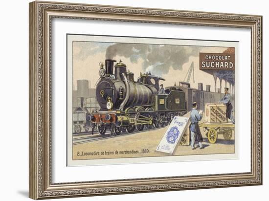 Goods Locomotive, 1880-null-Framed Giclee Print