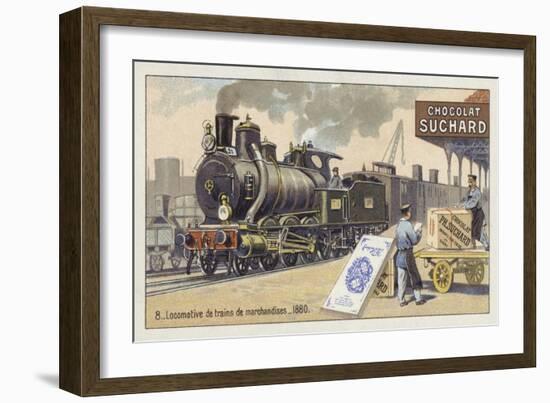 Goods Locomotive, 1880-null-Framed Giclee Print