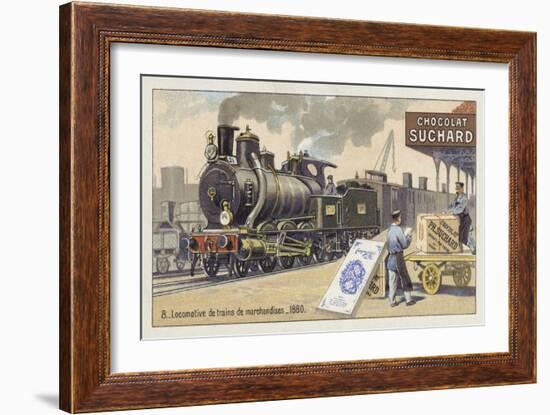 Goods Locomotive, 1880-null-Framed Giclee Print