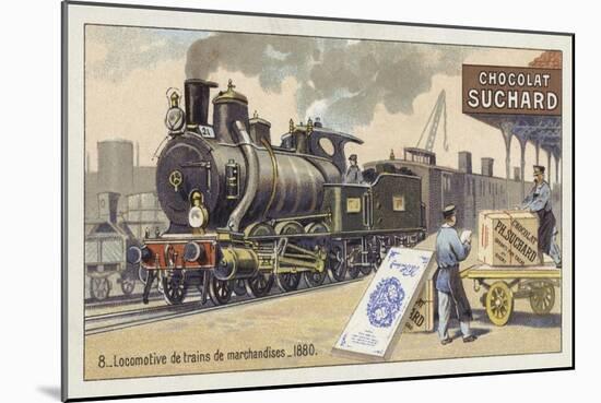 Goods Locomotive, 1880-null-Mounted Giclee Print