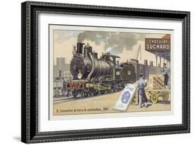 Goods Locomotive, 1880-null-Framed Giclee Print