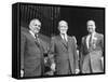 Goodwin Knight, Pres. Dwight D. Eisenhower and William Knowland During Campaign Tour of California-Ed Clark-Framed Stretched Canvas