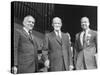 Goodwin Knight, Pres. Dwight D. Eisenhower and William Knowland During Campaign Tour of California-Ed Clark-Stretched Canvas