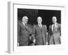 Goodwin Knight, Pres. Dwight D. Eisenhower and William Knowland During Campaign Tour of California-Ed Clark-Framed Photographic Print