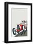 Goodwood Blank - Dave Thompson Contemporary Travel Print-Dave Thompson-Framed Giclee Print