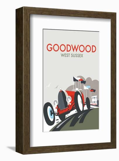 Goodwood - Dave Thompson Contemporary Travel Print-Dave Thompson-Framed Giclee Print