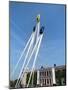 Goodwood Festival of Speed Sculpture in front of Goodwood House 2013-null-Mounted Photographic Print