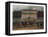 Goodwood Grand Stand, Preparing to Start, 1836-RG Reeve-Framed Stretched Canvas