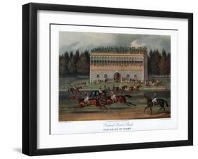Goodwood Grand Stand, Preparing to Start, 1836-RG Reeve-Framed Giclee Print