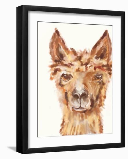 Goofy Llama II-Julie DeRice-Framed Art Print