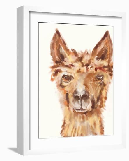 Goofy Llama II-Julie DeRice-Framed Art Print