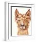 Goofy Llama II-Julie DeRice-Framed Art Print