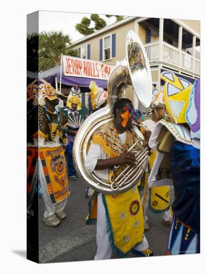 Goombay Festival in Bahama Village, Petronia Street, Key West, Florida, USA-Robert Harding-Stretched Canvas