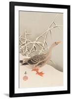 Goose and Reeds-Koson Ohara-Framed Giclee Print