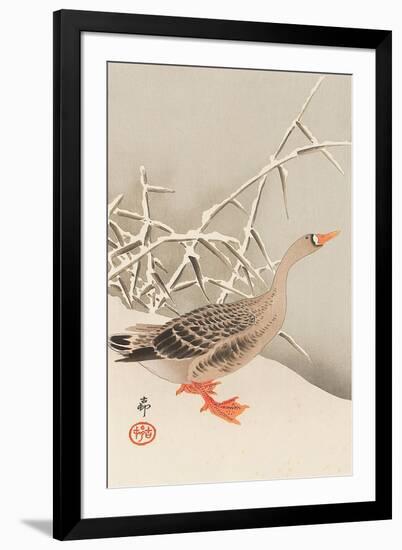 Goose and Reeds-Koson Ohara-Framed Giclee Print