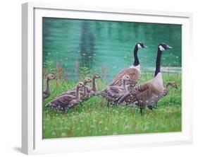 Goose Family Outing-Bruce Dumas-Framed Giclee Print