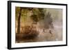 Goose Fight-Anton Van Dongen-Framed Photographic Print