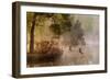 Goose Fight-Anton Van Dongen-Framed Photographic Print