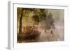 Goose Fight-Anton Van Dongen-Framed Photographic Print