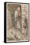 Goose Girl, Rackham-Arthur Rackham-Framed Stretched Canvas