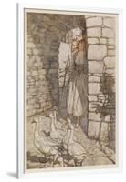 Goose Girl, Rackham-Arthur Rackham-Framed Art Print