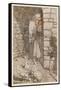 Goose Girl, Rackham-Arthur Rackham-Framed Stretched Canvas
