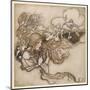 Goose Girl-Arthur Rackham-Mounted Art Print