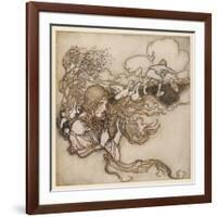 Goose Girl-Arthur Rackham-Framed Art Print