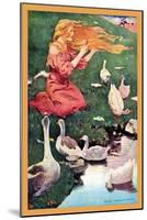 Goose Girl-Jessie Willcox-Smith-Mounted Art Print