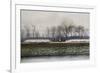 Goose Herding-null-Framed Premium Giclee Print