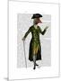 Goose in Green Regency Coat-Fab Funky-Mounted Art Print