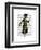 Goose in Green Regency Coat-Fab Funky-Framed Art Print