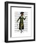 Goose in Green Regency Coat-Fab Funky-Framed Art Print