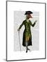 Goose in Green Regency Coat-Fab Funky-Mounted Art Print