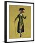 Goose in Green Regency Coat-Fab Funky-Framed Art Print