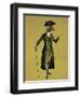 Goose in Green Regency Coat-Fab Funky-Framed Art Print