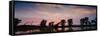 Goose Lake Prairie Sunset-Steve Gadomski-Framed Stretched Canvas