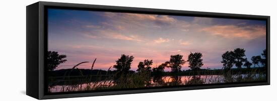 Goose Lake Prairie Sunset-Steve Gadomski-Framed Stretched Canvas