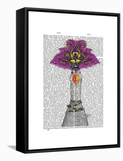 Goose Mardi Gras Headdress-Fab Funky-Framed Stretched Canvas