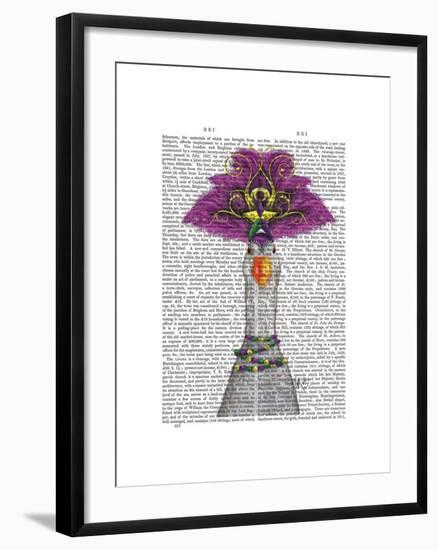 Goose Mardi Gras Headdress-Fab Funky-Framed Art Print