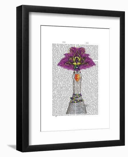 Goose Mardi Gras Headdress-Fab Funky-Framed Art Print