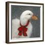 Goose Red Xmas Bow-Mary Miller Veazie-Framed Giclee Print