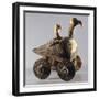 Goose-Shaped Vessel on Wheels-null-Framed Giclee Print