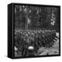Goose-Stepping German Troops in a Victory Parade Through Warsaw, Poland. Sept. 1939-null-Framed Stretched Canvas