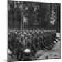 Goose-Stepping German Troops in a Victory Parade Through Warsaw, Poland. Sept. 1939-null-Mounted Photo